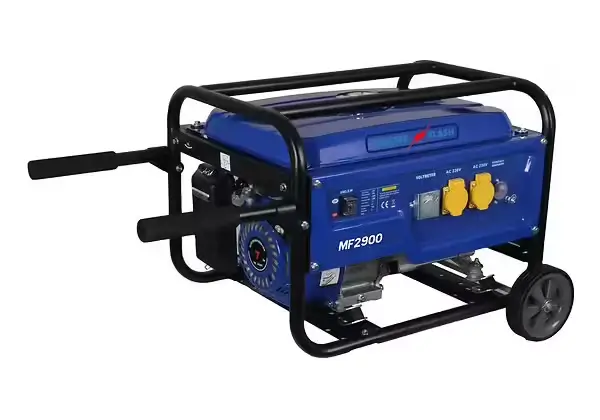 Générateur à essence Bricomarché pour électricité sur terrain agricole