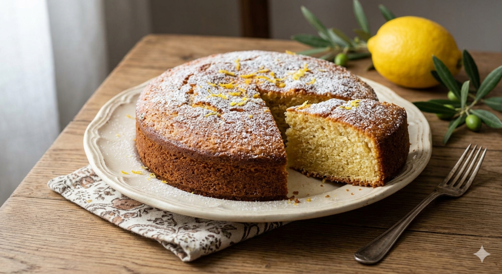 Gâteau au citron à l'huile d'olive